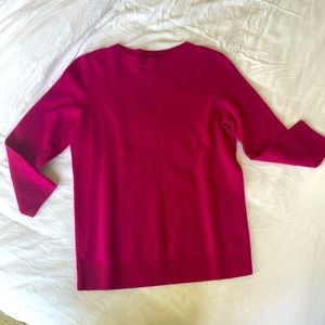 Cashmere Sweater Fuchsia Pink